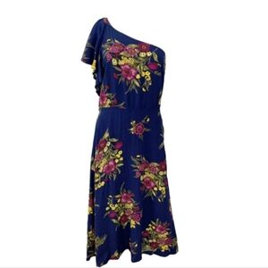 Leith one shoulder midi dress